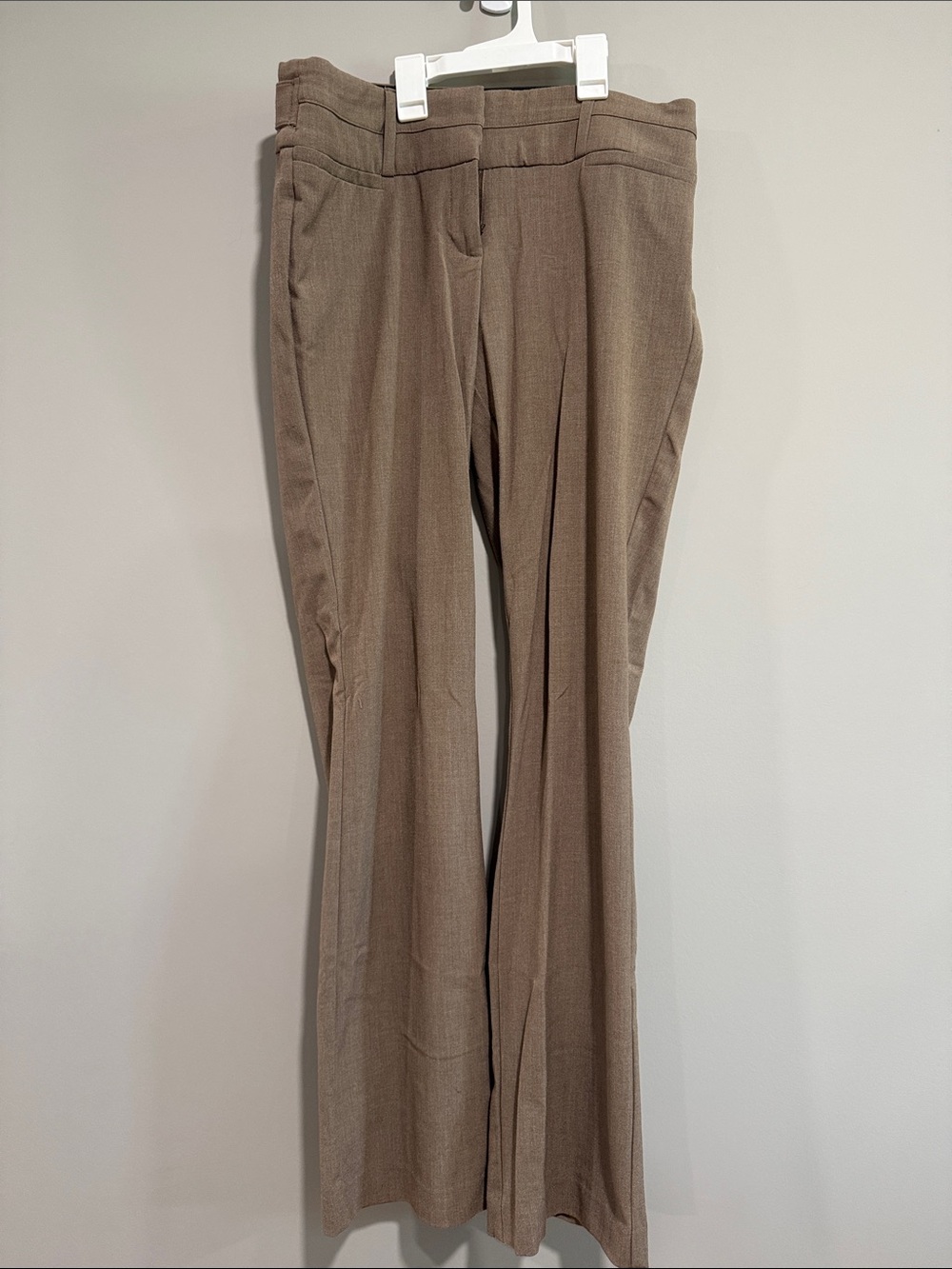 Maurices Taupe Straight-Leg Dress Pants